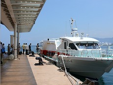 元気塾in直島＠高松港フェリー