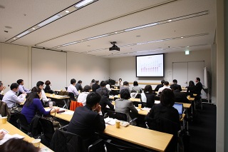 ッグ大学大学院モーニング・セッション 「福祉がいまできること 横浜市副市長の経験から」会場の様子