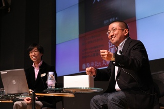 島田昭彦氏(左)藤巻幸夫氏(右)