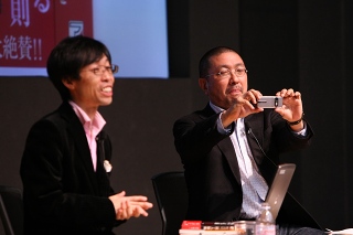 島田昭彦氏(左)藤巻幸夫氏(右)