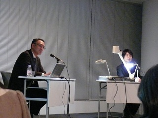 渡部潤一氏(左)鏡リュウジ氏(右)