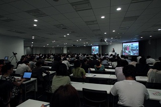 「宝島社の女性誌マーケティング」会場セミナーの様子