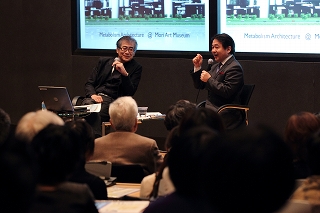 南條史生(左)竹中平蔵氏(右)
