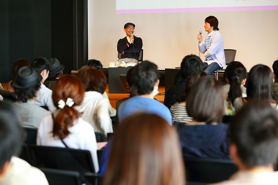 写真左:幅允孝 (ブックディレクター)写真右:石田衣良(小説家)