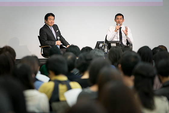 写真左:竹中平蔵 写真右:為末大